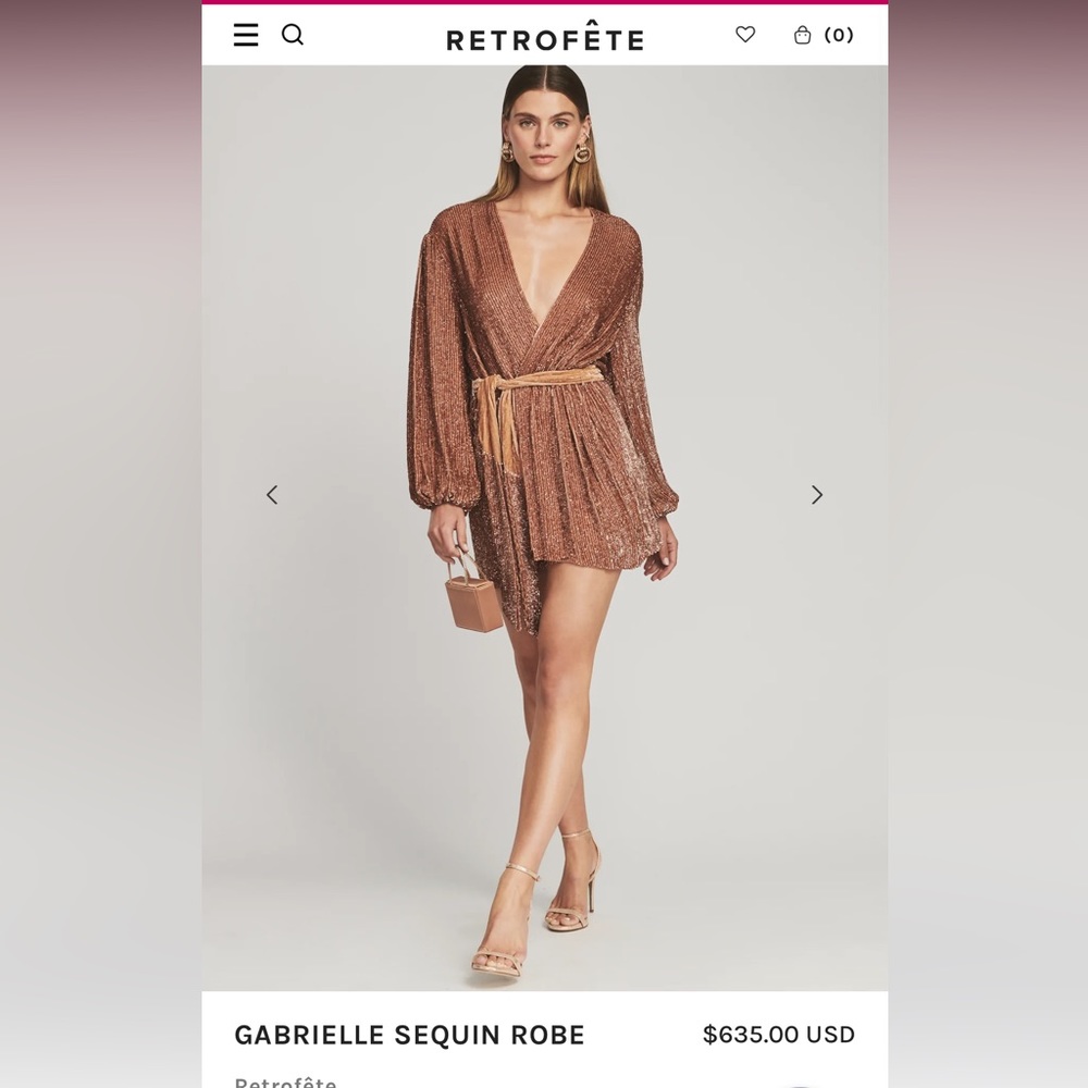 Retrofete sequin mini dress